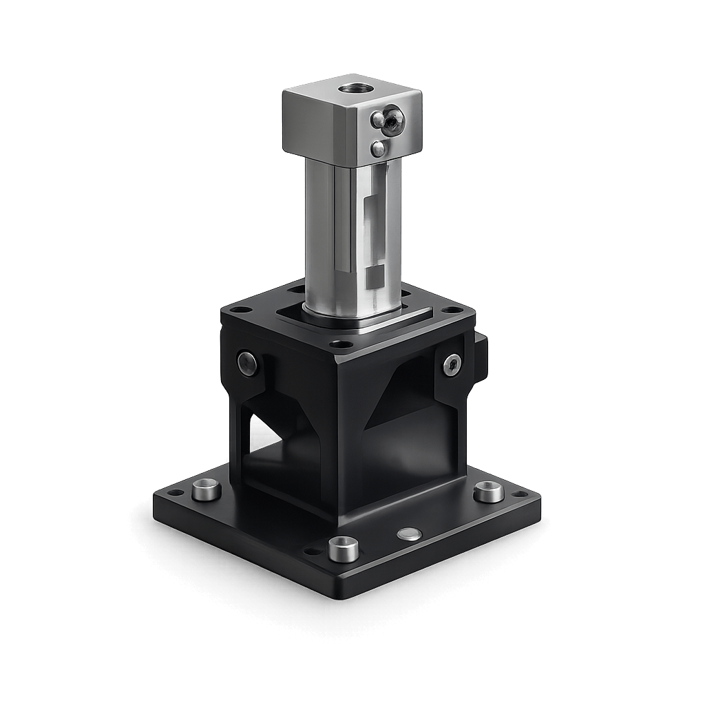 Custom 3D printed manufacturing fixture used for production, assembly, and industrial applications