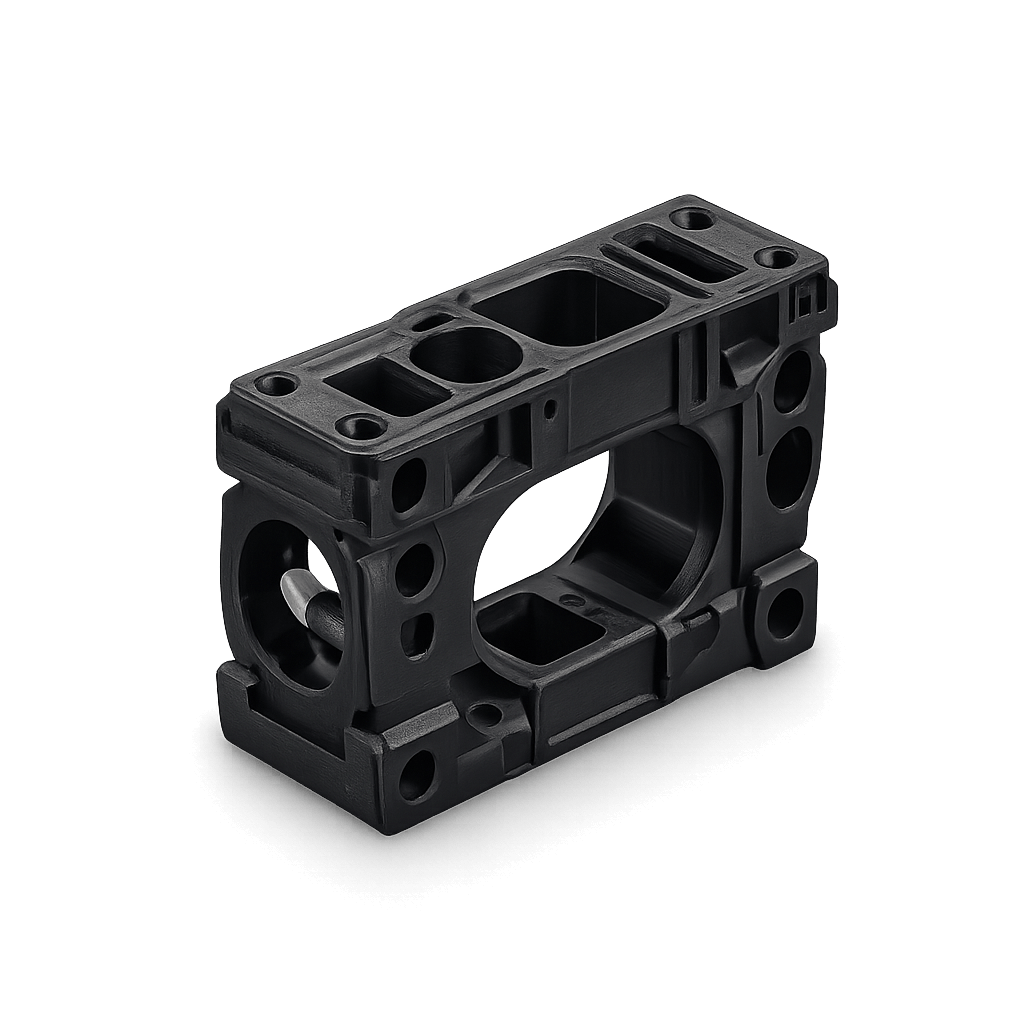 Custom 3D printed prototype component used for product development and design validation