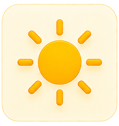 ASA 3D printing material icon representing UV resistant outdoor filament for weather exposed applications